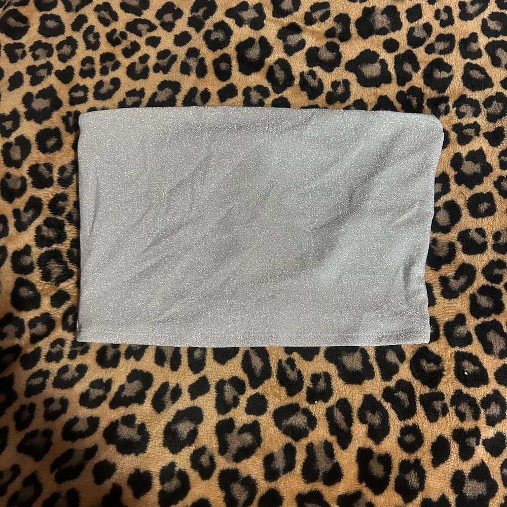 Forever 21 Silver tube Top